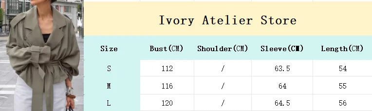 Solid Belted Oversized Windbreaker Women's Fashion Full Sleeve Button Loose Long Coat 2025 Office Lady Daily Commute Overcoats