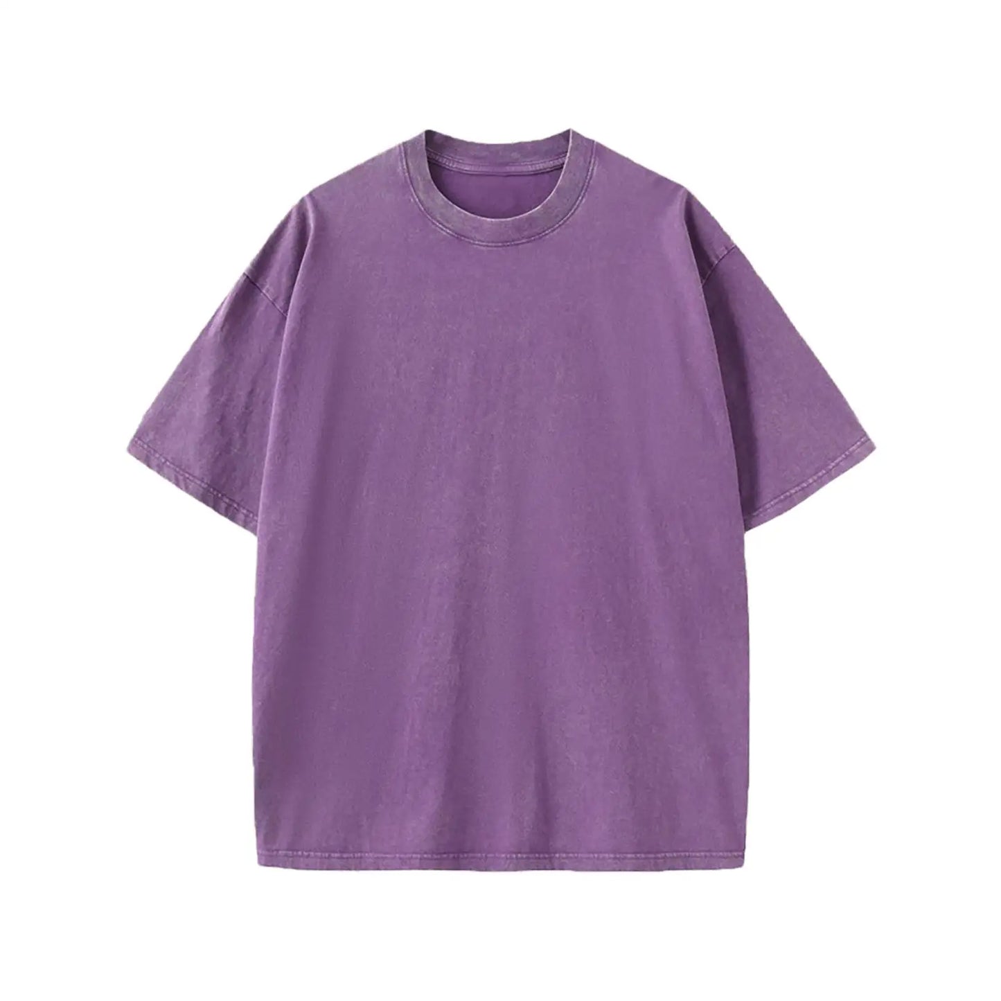 100% Cotton Washed T Shirt Street Solid O Neck Short Sleeve Oversized Tee Blouse New High Quality Men Women Casual Loose Tops