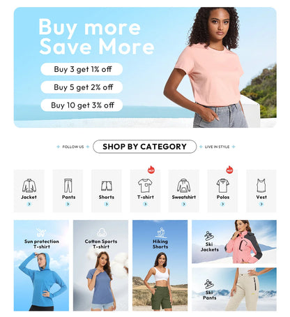 TACVASEN 3 in 1 Fleece Lining Jackets Women's Winter Ski Snowboard Jackets Hooded Coats Windproof Water Resistance Hiking Parka