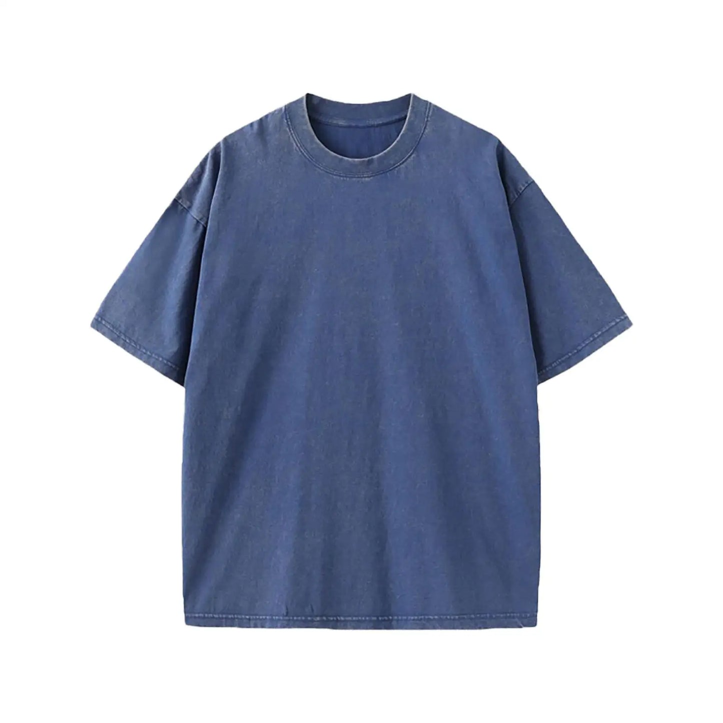 100% Cotton Washed T Shirt Street Solid O Neck Short Sleeve Oversized Tee Blouse New High Quality Men Women Casual Loose Tops
