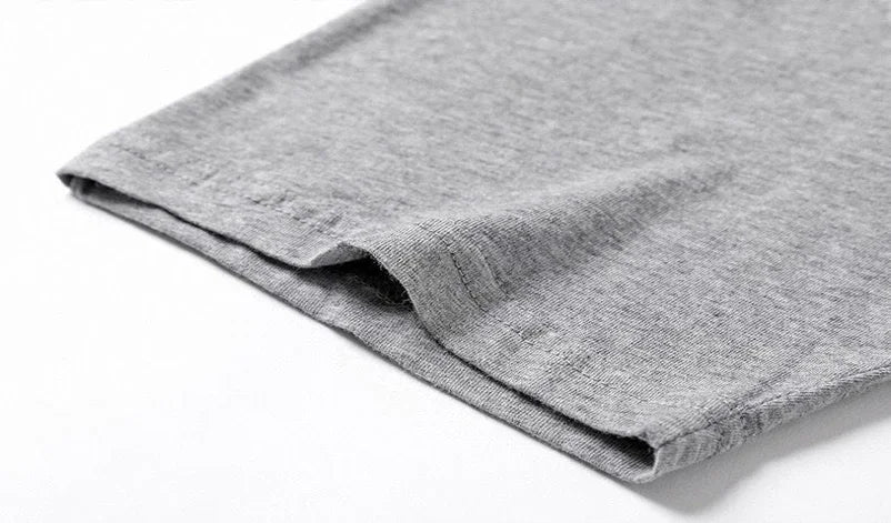 Gray fabric folded on a white background