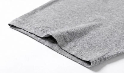 Gray fabric folded on a white background