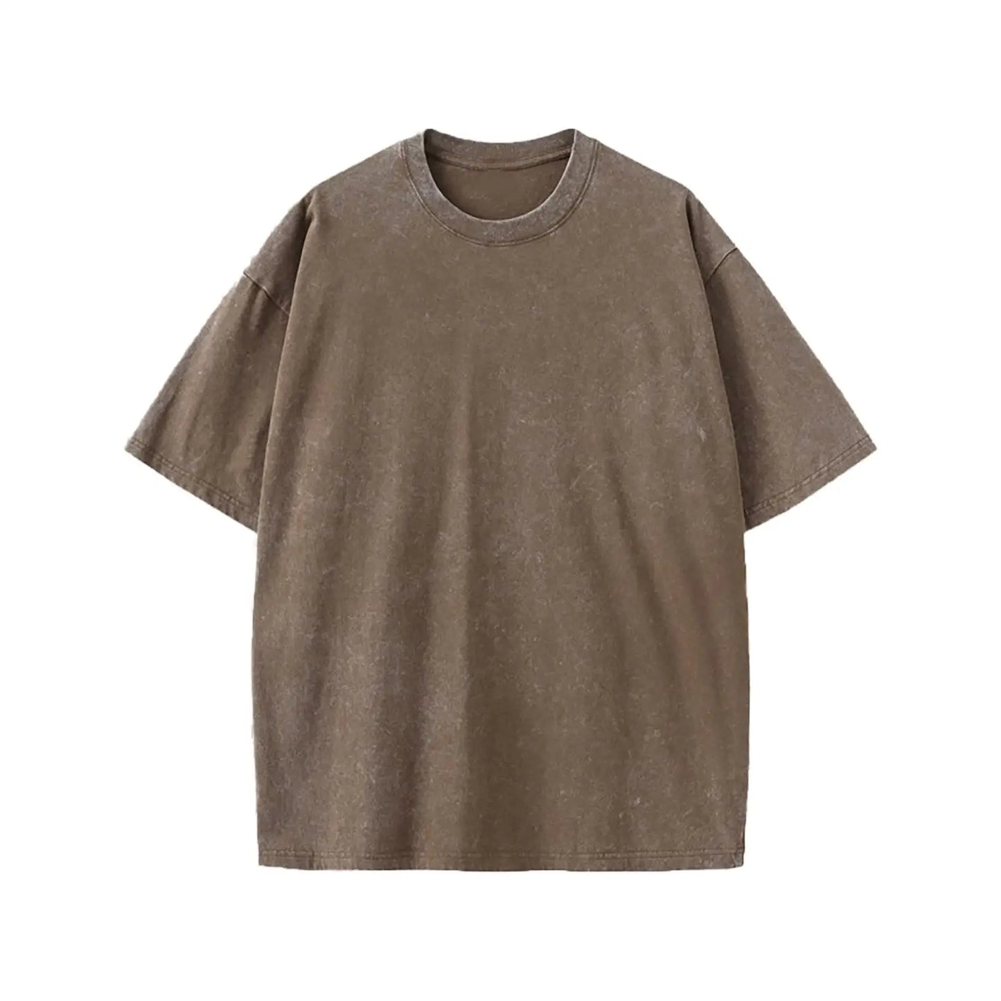 100% Cotton Washed T Shirt Street Solid O Neck Short Sleeve Oversized Tee Blouse New High Quality Men Women Casual Loose Tops