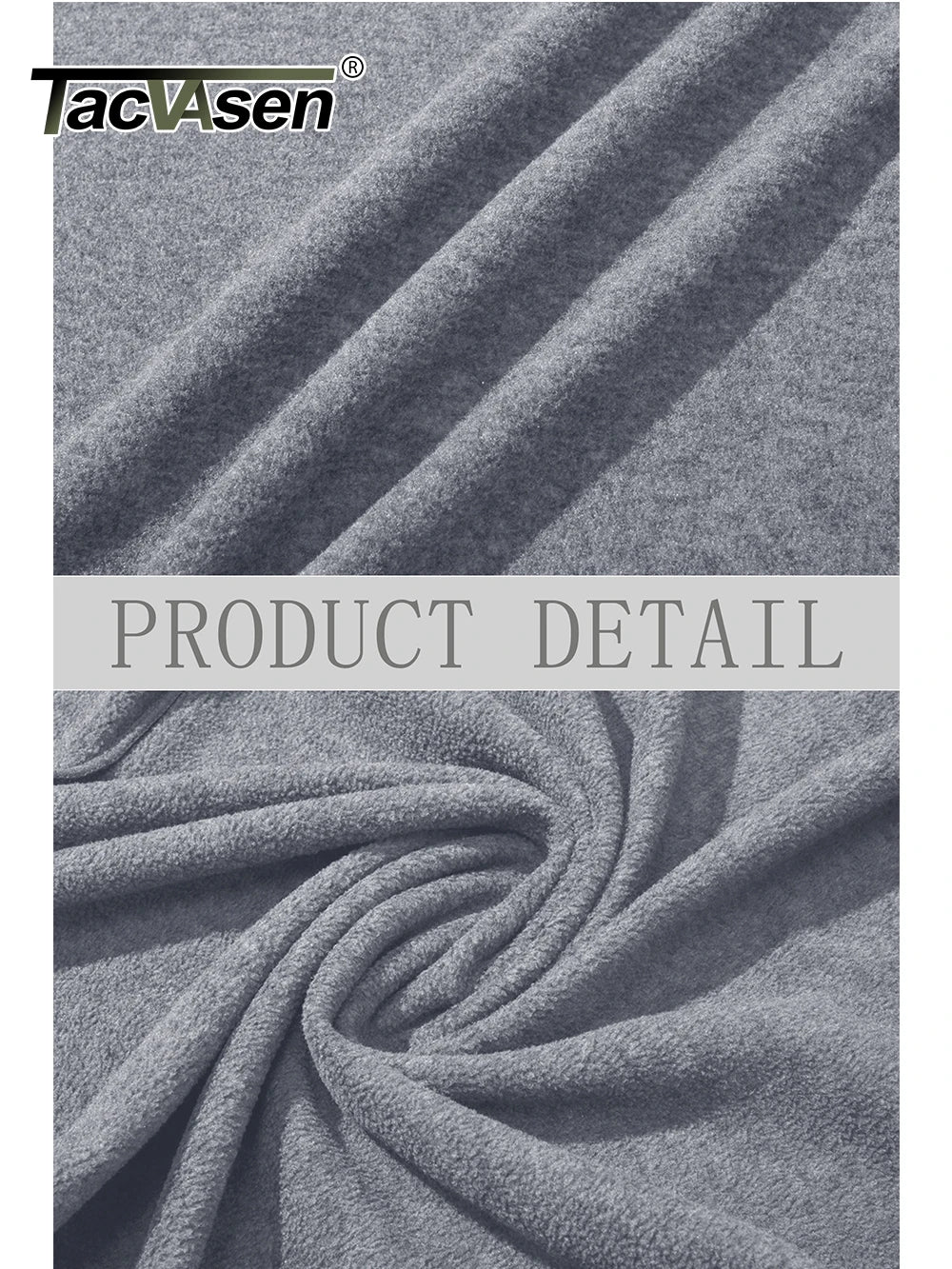 TACVASEN Spring/Autumn Lightweight Full Zip Fleece Jackets Womens Turtleneck Sweater Sports Warm Sweatshirts Thermal Casual Tops