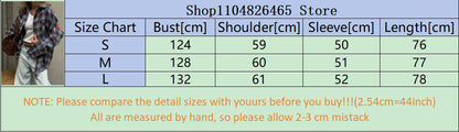 Fashion Checkered Pattern Shirts Women Elegant Lapel Long Sleeve Single Breasted Pocket Loose Top 2025 Daily Street Outerwear
