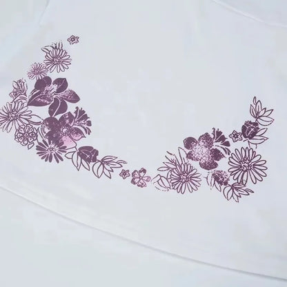 Floral design on a white background