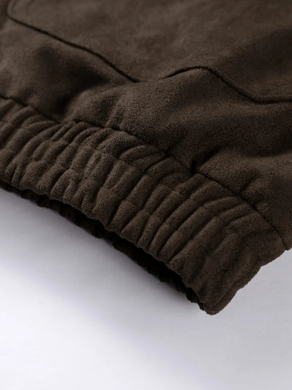 Close-up of brown fabric on a white background
