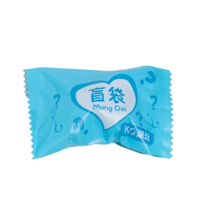 Evlira Luminous Animal Blind Bags front packaging design - blue surprise toy bag with product details