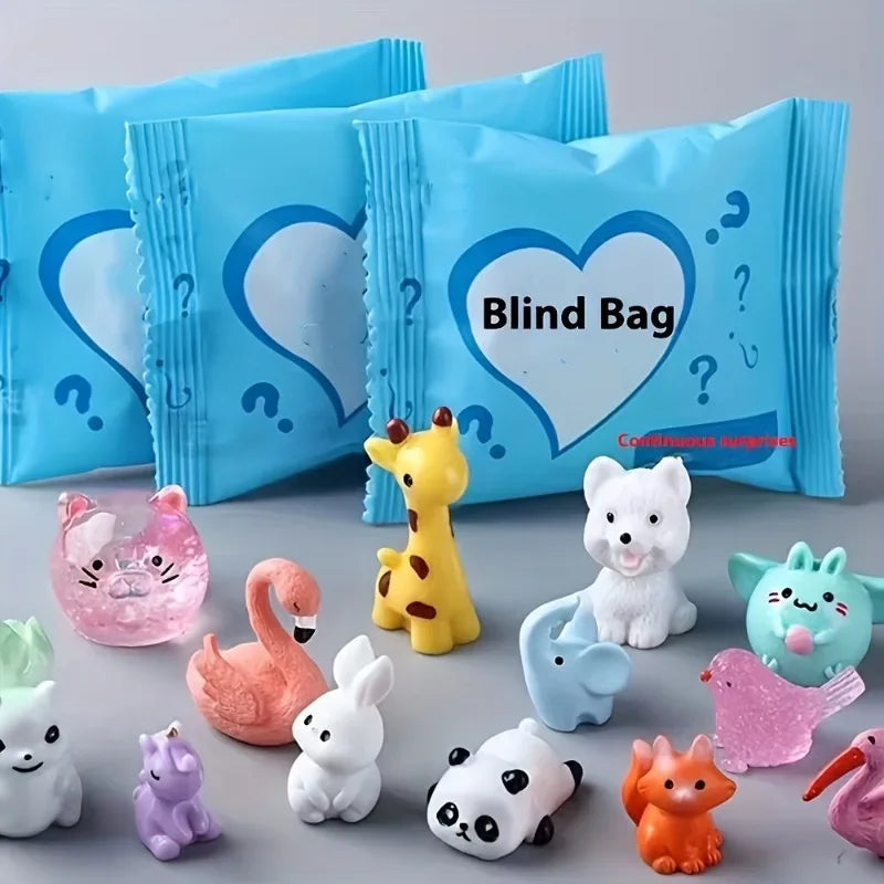 Evlira Luminous Animal Blind Bags packaging with glow in the dark animal figurines displayed