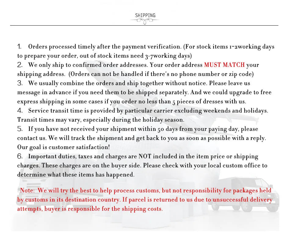 Evlira Shipping and Order Processing Guidelines - delivery timelines and order fulfillment information