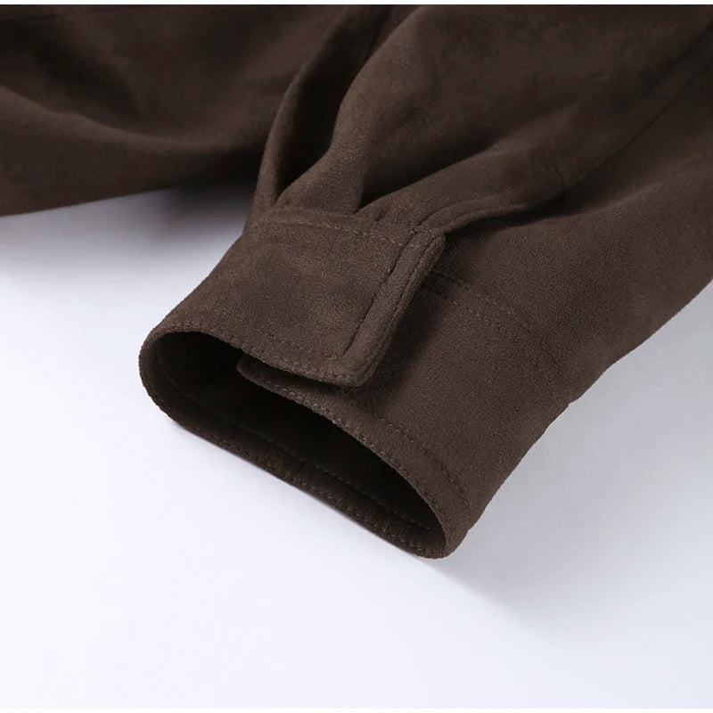 Close-up of brown fabric on a white background